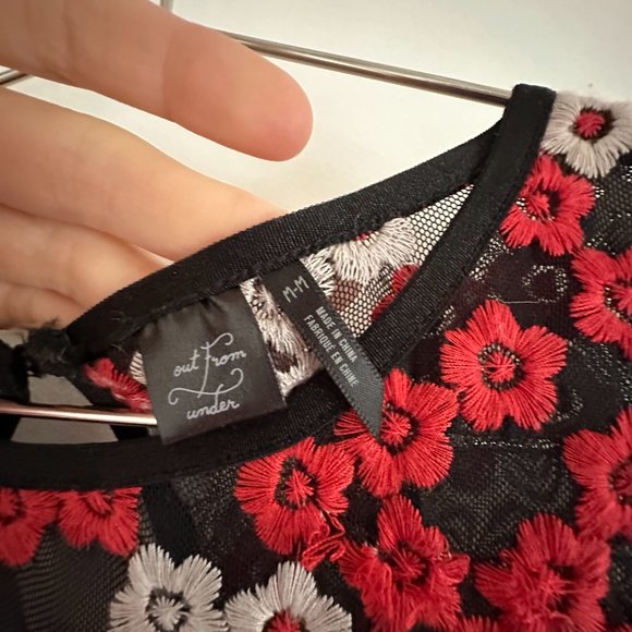 Urban Outfitters Sheer Floral Dress - M - Picture 2 of 4